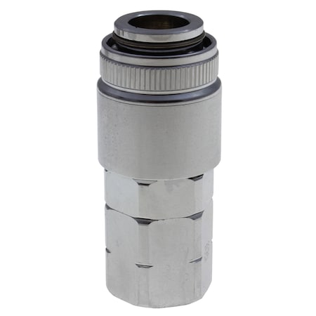Advanced Technology Products Coupler, Safety-Twist, Industrial, 1/4" Body Size, 1/4" Female NPT 3USC-N2F